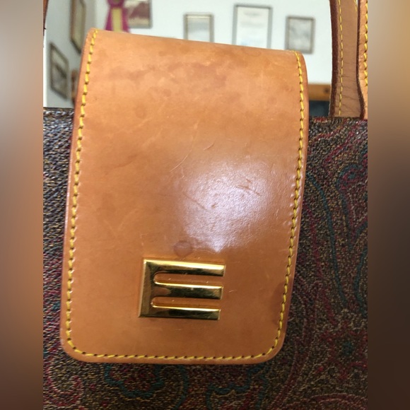 Etro Paisley Zip Tote - Picture 5 of 7